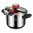 thumbnail image 1 of Lipstore Pressure Canner Cooking Pot Deep Pressure Pan for Restaurant Home Commercial 6L, 1 of 8