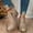 Khaki, variant on Women's Fall Winter New Pointed Toe Chunky Heel Zipper Back Ankle Boots, Stylish High Heels for Ladies, Comfortable and Trendy Footwear Khaki