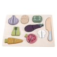 thumbnail image 1 of Wooden Cutting Fruits And Vegetables Set For Childpretend Play Food Toy For Toddlers, 1 of 3
