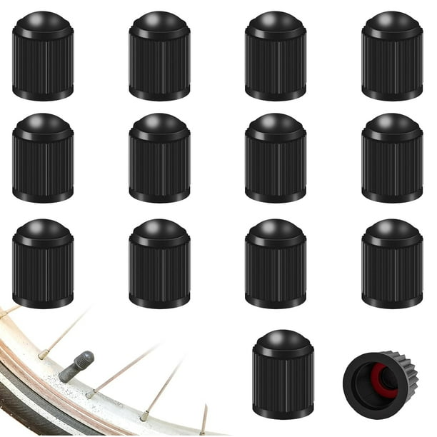 14 tapas de válvulas de neumáticos, cubiertas de plástico para válvulas Schrader de ajuste universal, comúnmente utilizadas en neumáticos de automóviles, bicicletas, motocicletas,