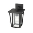 thumbnail image 5 of 1 Light Outdoor Wall Mount In Craftsman Style 7.25 Inches Wide By 11.5 Inches High-Black Finish Z-Lite 571S-Bk, 5 of 7