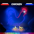 thumbnail image 6 of UPONRAY Rooster Neon Signs, 12.8"*14" Dimmable & USB-Powered LED Neon Light, Stylish Wall Decor for Bedroom, Party, Game Room, Man Cave, Bar, 6 of 11
