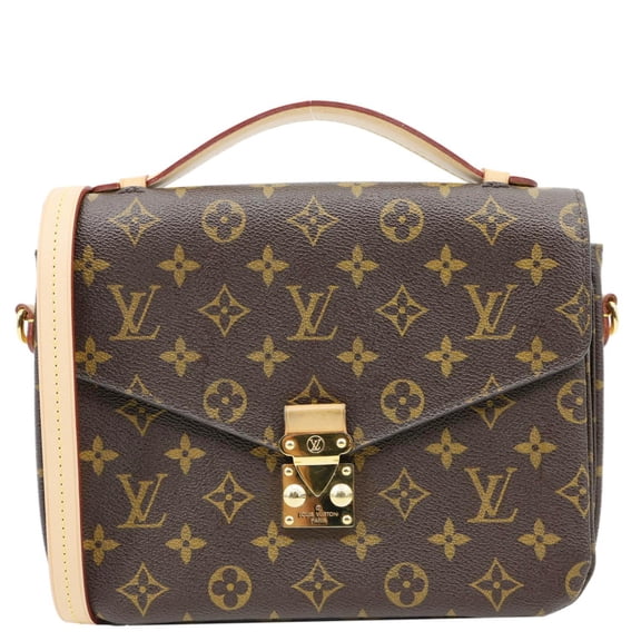 Pre-Owned Louis Vuitton Metis Pochette Monogram Canvas Crossbody Bag Brown