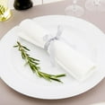 thumbnail image 2 of Argento Silver Plastic Cutlery Set - with White Napkin, Silver Ribbon - 7 1/4" x 2" x 1 3/4" - 100 count box, 2 of 2