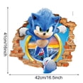 thumbnail image 4 of Papel tapiz 3D de Sonic The Hedgehog, juego de anime, pegatinas de pared impermeables para decoración de habitaciones de niños, póster de PVC, juguetes para niños, 4 of 5