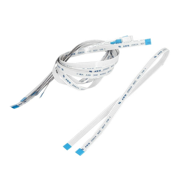 B Type 10pcs 1.0mm Pitch 4 Pin Flexible Flat Ribbon Cable FPC FFC Connect Wire Cord 8" 200mm Length