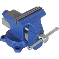 findmall Workbench Vise Heavy Duty 4-1/2 Home Table Vise Rotating Base Metal Vise for Workbench Fit for Clamping Tools