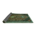 thumbnail image 2 of Ahgly Company Indoor Rectangle Persian Turquoise Blue Traditional Area Rugs, 2' x 3', 2 of 4