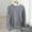 Gray, variant on Men's Oversized Sweater Long Sleeve Diamond Knit Sweaters Streetwear Vintage Chunky Sweater Cable Knit Jumper Tops