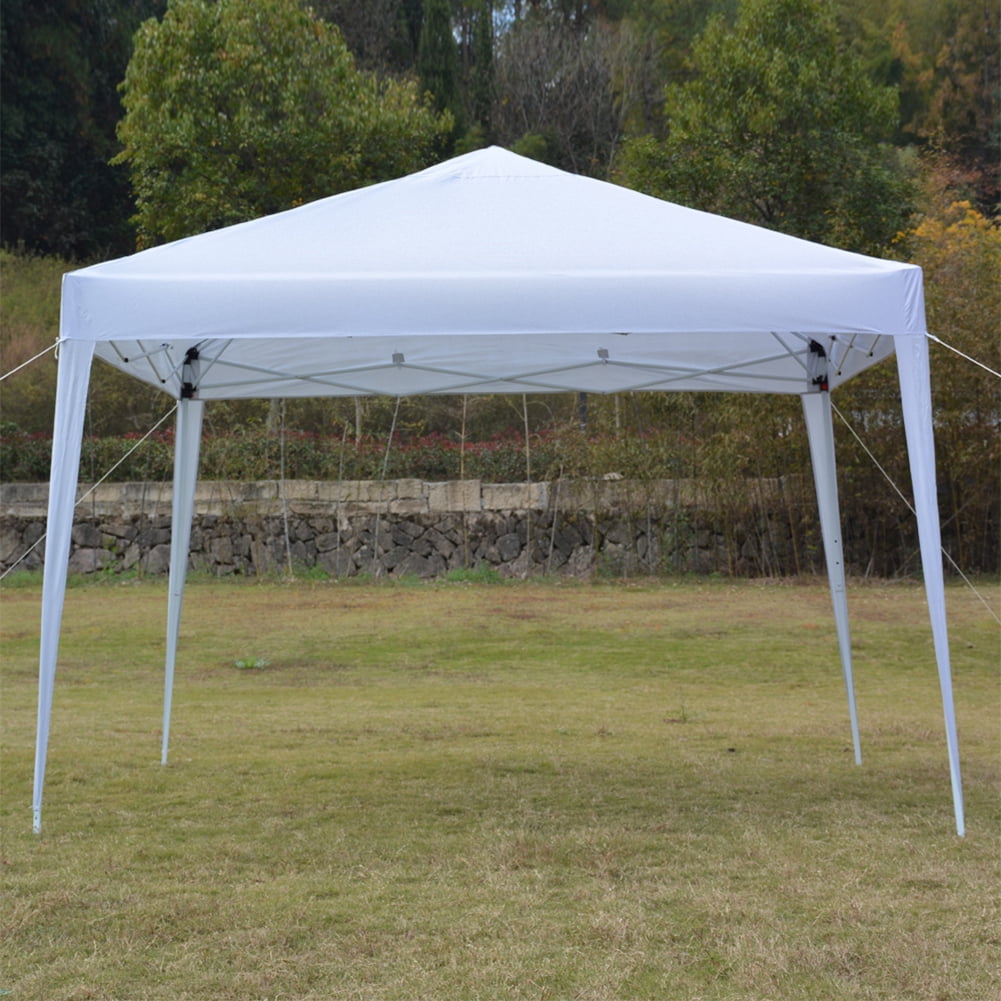 Aimee Lii 116"x116" Canopy Tent Awnings for Decks, Backyard Canopy Gazebo, Outdoor Patio Awnings for Party Camping BBQ Events, Easy Set Up, Waterproof