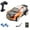 Orange & White-2PCS Battery, variant on 1:12 RC Drift Rally Car 4WD 32KM/H High-Speed Remote Control Vehicle with Gyroscope, Dust Cover, Upgraded Metal Dogbone & Oil Shock, LED Lights -SY-1203