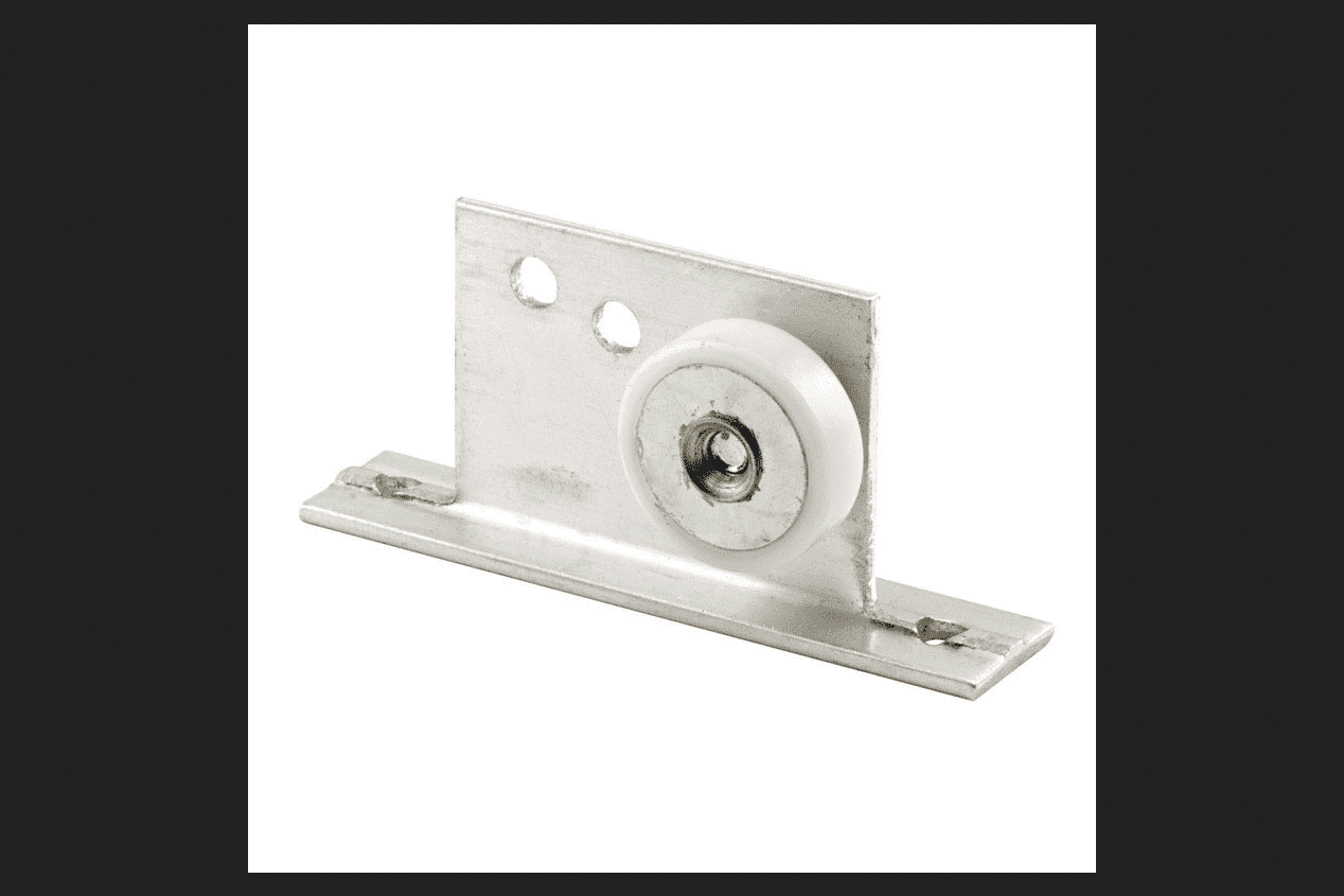 SlideCo 192037 Flat Shower Door Roller and Bracket, 3/4Inch, 2Pack