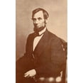 thumbnail image 2 of Gardner, Alexander 22x32 Gold Ornate Wood Framed with Double Matting Museum Art Print Titled - Abraham Lincoln, 1861, 2 of 4