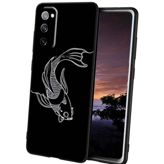 Compatible with Samsung Galaxy S20 Phone Case, Koi-Fish-17 Case Silicone Protective for Teen Girl Boy Case for Samsung Galaxy S20