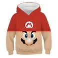 thumbnail image 3 of Sudadera con capucha de Marios para niños y niñas, sudadera de manga larga con estampado de juego de moda, camisetas de Sonic para bebés, ropa de calle para niñas de 2 a 14 años, 3 of 5