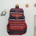 thumbnail image 7 of LinqiVintage Backpack for Women, Boho Casual Backpack Purse, Unique Ethnic Style Handbag & Shoulder Bag, Blue, 7 of 7