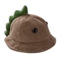 thumbnail image 2 of Gorro de pescador para bebé, de otoño e invierno, bonito gorro de dinosaurio para niño, gorro de sol de moda para niña, MZ8263, 2 of 6