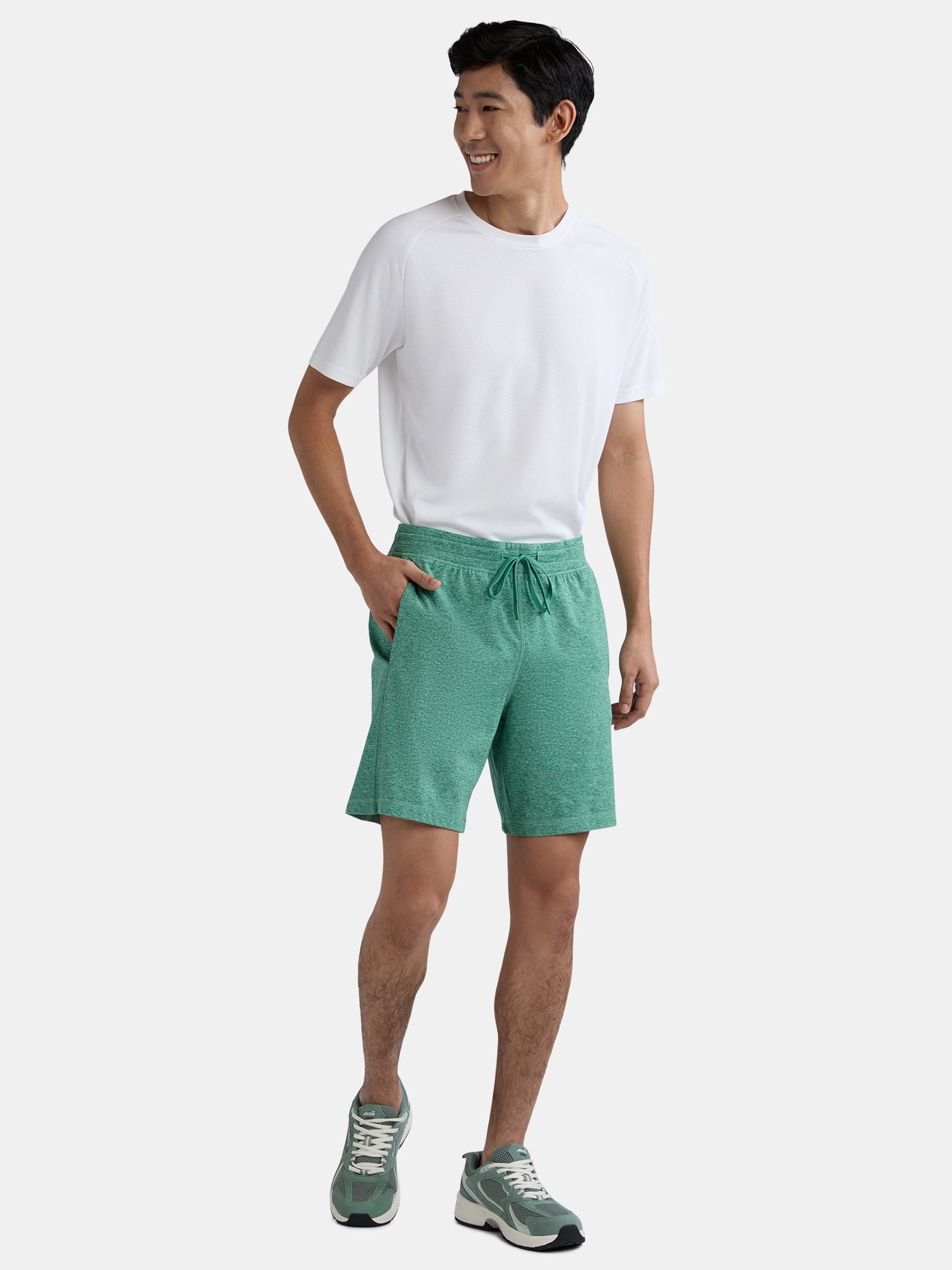 Athletic Works Men's and Big Men's Soft ButterCore Shorts, 6" & 8" Inseams, Sizes XS-5XL