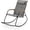 Black&gray, variant on Outdoor Rocking Chair, 450lbs Capacity Portable Outdoor Rocker with Hard Armrests, All Weather Porch Rocker for Garden, Living Room, Patio, Lawn