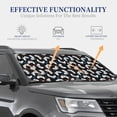 thumbnail image 4 of Bingfone Game Windshield Sun Shade 2-Piece Foldable Car Front Window Sunshade for Most Sedans SUV Truck - Small, 4 of 7