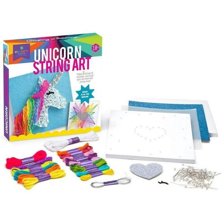Craft-tastic DIY String Art – Craft Kit for Kids – Everything Included for  3 Fun Arts & Crafts Projects – Owl Series - 854982006839
