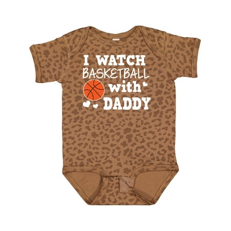 

Inktastic I Watch Basketball with Daddy Gift Baby Boy Bodysuit