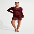 thumbnail image 2 of LYMAYTER Robe de Plage Crochet Été Dos Nu pour Femmes S-L, 2 of 9