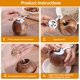 thumbnail image 2 of Molinillo de pimienta manual, molinillo de sal de madera molinillo de especias redondo molinillo de especias marrón con rotor de acero inoxidable para cocinar en la cocina TUNC Sencillez, 2 of 5