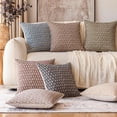 thumbnail image 6 of SUSIELADY Set of 2 Decorative Vintage Floral Print Throw Pillow Covers Neutral Modern Farmhouse Cushion Covers Boho Home Decor for Sofa Couch Bedroom Living Room Outdoor,20×20 Inch, Black, 6 of 6