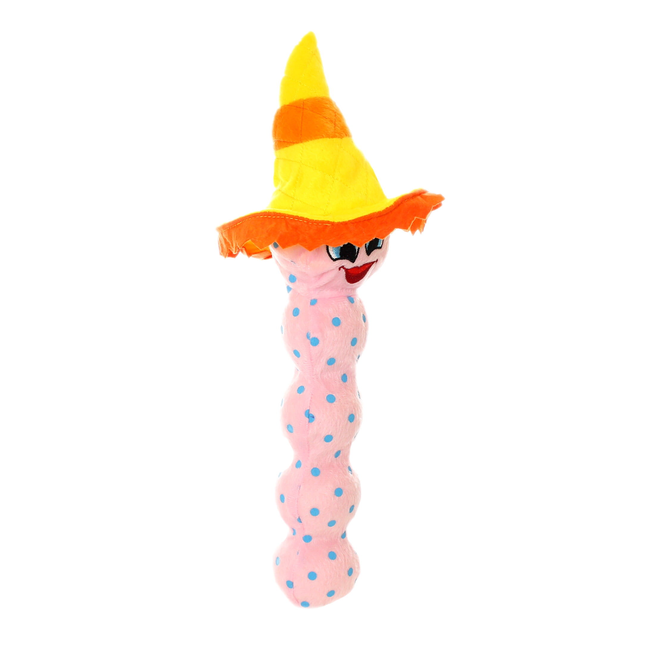 Mighty Tequila Worm Pink Durable Plush Squeaky Dog Toy