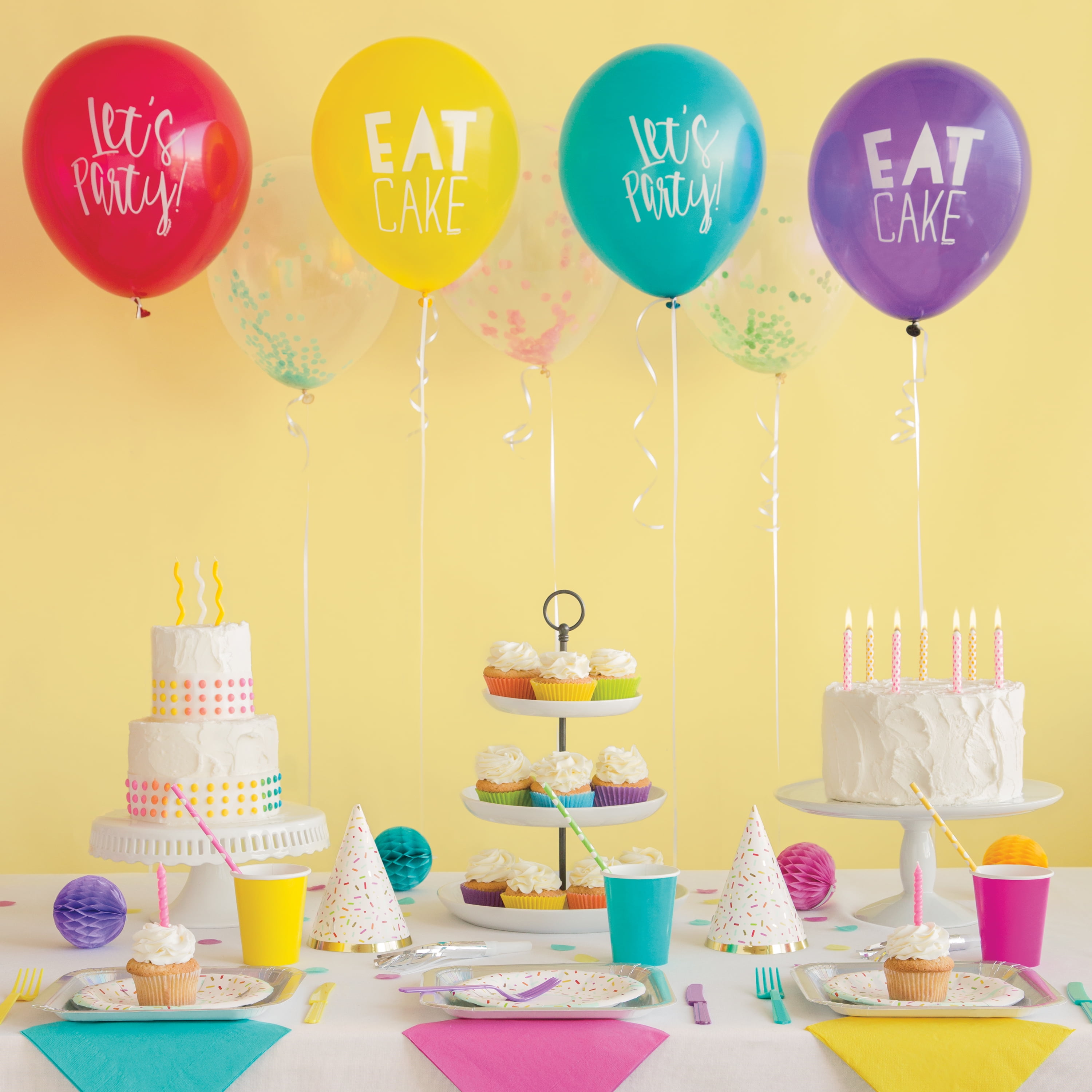 (6 pack) 24 Count Yellow Disposable Plastic Forks by Way To Celebrate