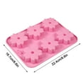 thumbnail image 3 of EUDIDV Silicone Bundt Cake Mold 6 Flower Cake Mold, Soap Fragrance, Candle Flower, Ice Tray, Chocolate Molds Cake Molds Mini, 3 of 6