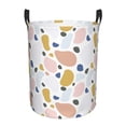thumbnail image 6 of Lsque Geometric Spots pattern Laundry Hamper Basket, Tall Woven Rope Hamper Basket for Clothes, Lightweight Storage Basket, Collapsible Waterproof-Medium, 6 of 8