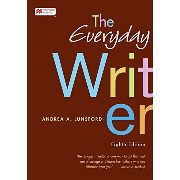 Pre-Owned The Everyday Writer, 9781319332037, 131933203X, Paperback, Eighth edition