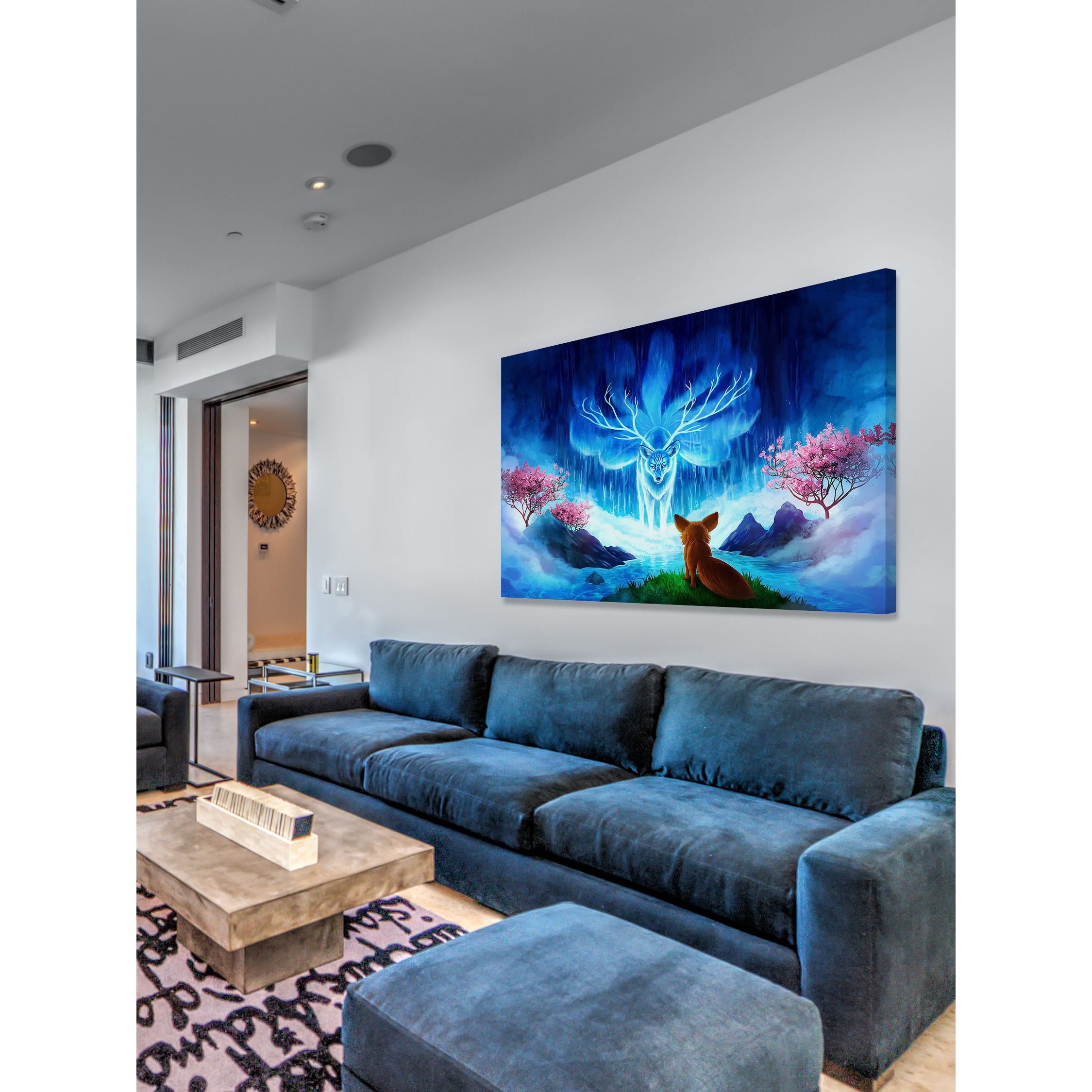 Marmont Hill "Fertig" Painting Print on Canvas