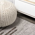 thumbnail image 5 of JONATHAN Y SANTA MONICA 2 x 8 Runner Rug, Zolak Berber Stripe Geometric - Beige/Brown, SMB124A-28, 5 of 10