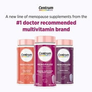 Centrum Menopause Support Complete Womens Multivitamin Supplement With Vitamin for Hot Flash Support, Tablets, 30 Count