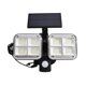 thumbnail image 1 of Yuarrent Luz solar para jardín Luz de doble cabeza impermeable para exteriores Escalera Luz de calle de inducción de cuerpo humano Luz de pared solar Iluminación y accesorios Yuarrent HA022145-00, 1 of 1