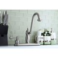 thumbnail image 2 of Kingston Brass KB1118BLLS 8 Inch Center Kitchen Faucet - Satin Nickel, 2 of 3