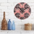 thumbnail image 3 of Tiger Head on Pink Black 10 inch Wall Clocks Non Ticking Easy to Read Battery Decorative for Home Bathroom Kitchen Bedroom Living Room, 3 of 8