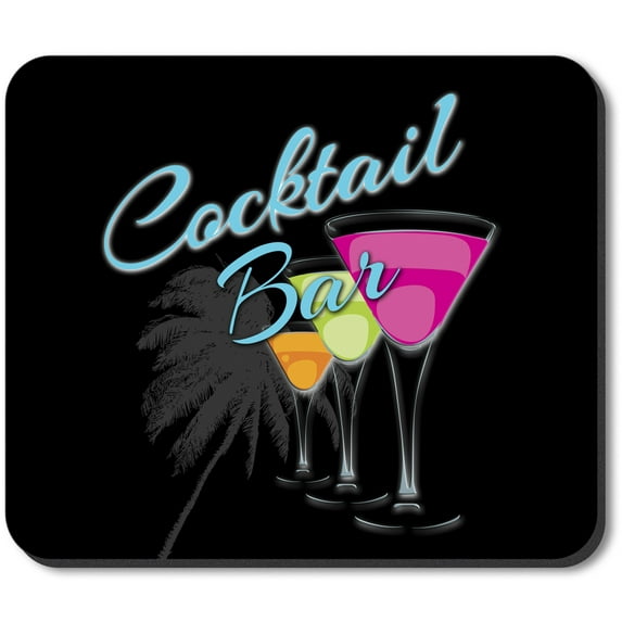 Art Plates Mouse Pad - Cocktail Bar