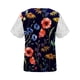 thumbnail image 4 of Mujeres moda verano Sexy pliegue impreso regular mujeres manga corta cuello en V botón Top OAVQHLG3B Store  lin121212, 4 of 4