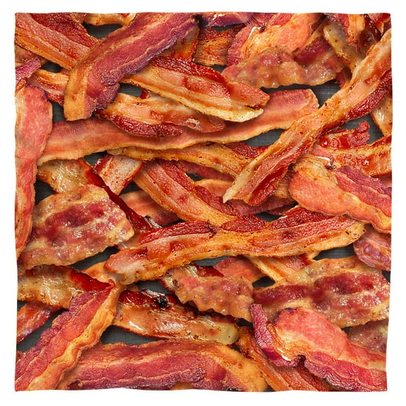 - Bacon Collage - Bandana - 22" x 22"
