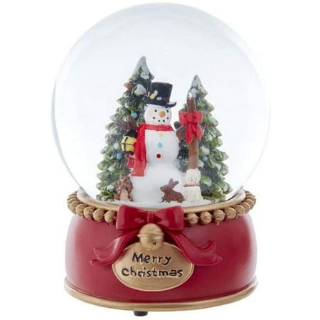 UPC 086131561825 product image for Kurt Adler 120MM Musical Snowman with Trees Waterglobe | upcitemdb.com