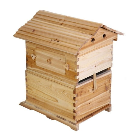 Polystyrene Bee Hive HERCHR Super Beekeeping Brood House Box For 7 Auto Honey Bee Hive Frames, Beekeeping Brood House Box, Beekeeping Brood House Box For 7 Auto Honey Bee Hive Frames ()