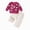 A123-Hot Pink, variant on Caqnni 2-3 Years Baby Toddler Girl 2 Pieces Set Outfits Long Sleeved Tops and Pants Fall Winter Clothes 0 6 12 18 24 Months 2T 3T 4T 2 PC Playwear Set A123-Purple