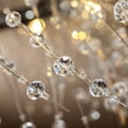 thumbnail image 5 of 39 in. 12-Light Modern Firework Chrome Crystal Chandelier Glam Round Pendant Light Fixture for Dining Room or Living Room with LED Bulb, 5 of 6