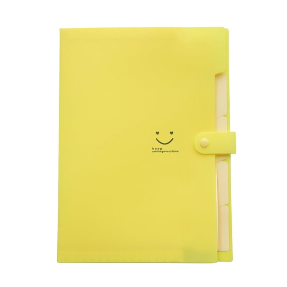 Masteelf 5 Pockets Folders Face Document Storage Student