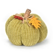 Beollynier 8 Inch Pumpkin Shaped Throw Pillow Soft Autumn Thanksgiving Decor for Sofa Office Seasonal Home Ornament Cute Accent Pillow