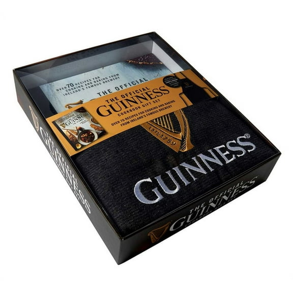 The Official Guinness Cookbook Gift Set: Complete Cookbook   Exclusive LOGO Apron: Over 70 Recipes for Cooking and Bakin, (Paperback)
